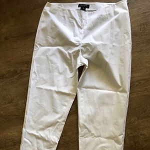 Lafayette 148 NY white Stanton pant size 8
